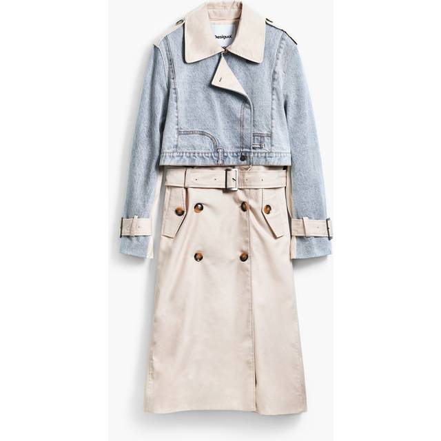 Two-piece trench coat