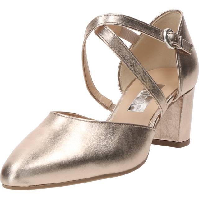 Gabor Gisele Womens Open Court Shoes Colour: Puder Shine Metallic, Size: 3.5