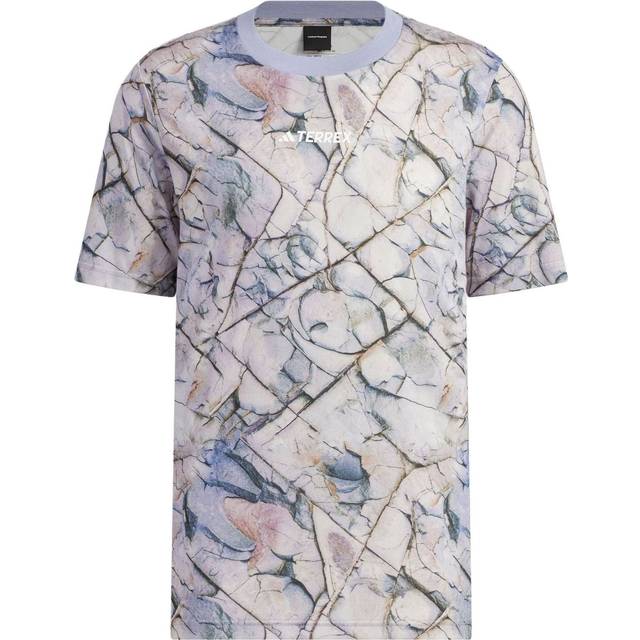 adidas x National Geographic Tencel Short Sleeve Tee 'Grey' - grey - M