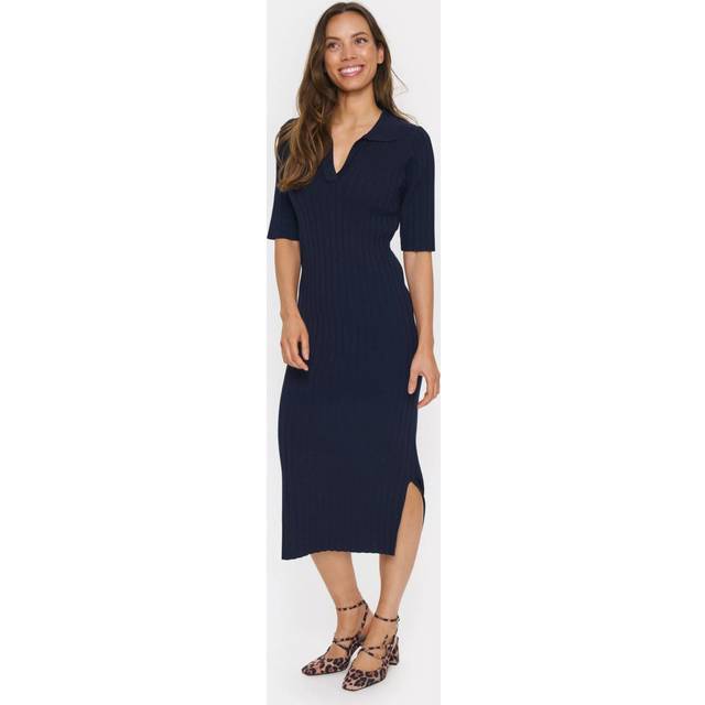 Saint Tropez - Klänning JuannaSZ Polo Dress - Blå