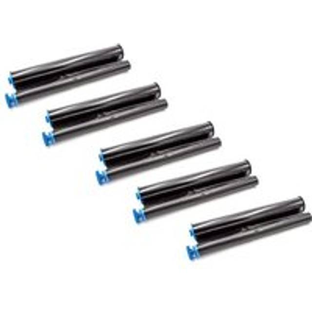 Vhbw - 5-Pack Thermal Fax Ribbon compatible with Sagem web Fax 230, 2440 Fax Machine - Compatible Fax Roll 45m Without Chip
