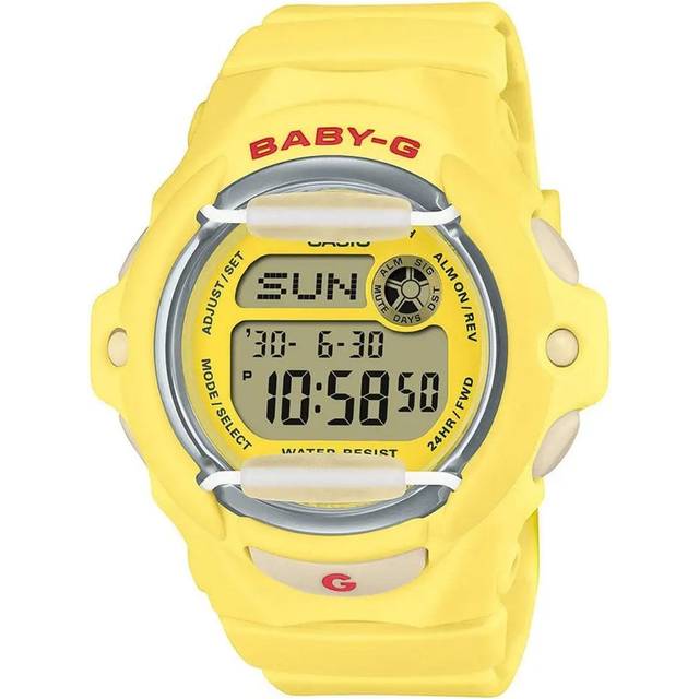Casio BABY-G Series Digital Yellow Resin Strap Women's Watch BG-169CH-9ER