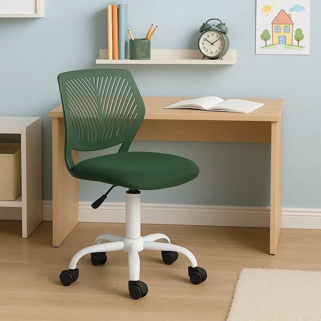 Modern Ergonomic Reception Chair - Green (120)