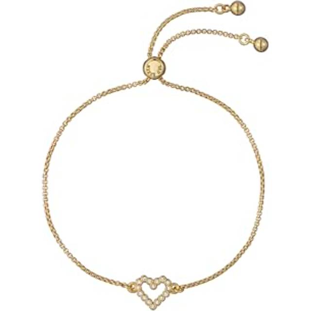 Ted Baker Amorita Gold Tone Crystal Open Heart Toggle Bracelet TBJ3833-02-02