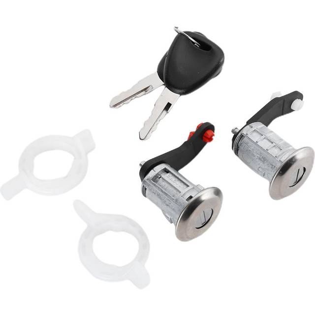 Left Right Door Lock Barrel Cylinder with 2 Keys 7701470944 Fit for Renault Master 1998‑2016