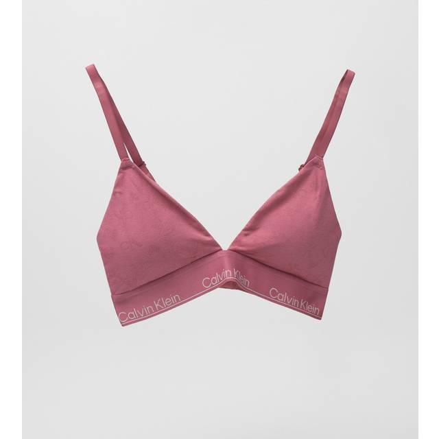 Modern Cotton Vday Triangle Bra - Pink - XS