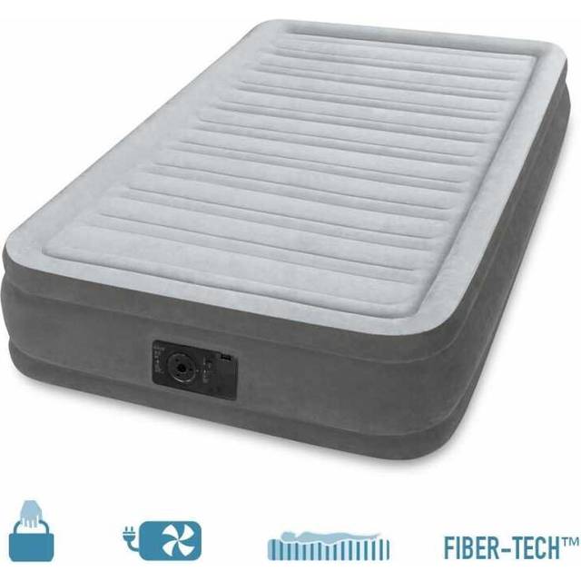 Intex 67766 Inflatable Single Mattress with Integrated Pump