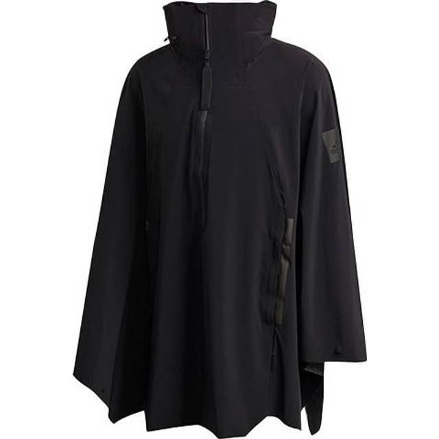 adidas Myshelter Cape Outdoor Sports Zipper Cardigan hooded Jacket Black FI0600 - XS