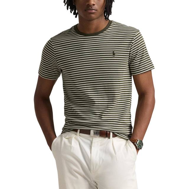 Polo Ralph Lauren Cotton Custom Slim Fit Short Sleeve Stripe T-Shirt