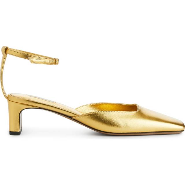 ARKET Kitten-Heel Pumps -Gold-coloured, 40