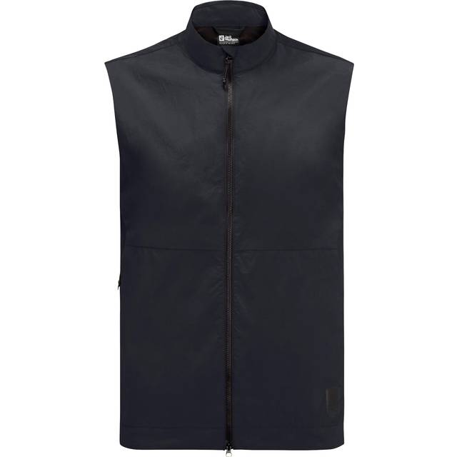 Jack Wolfskin Men’s outdoor gilet Bike Commute Wind Vest Men L dark navy dark navy