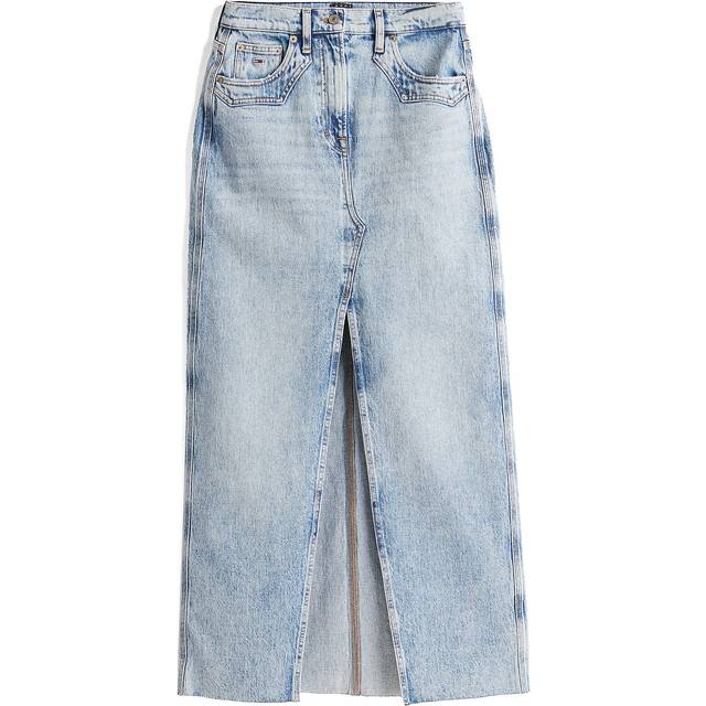 Claire Straight Denim Maxi Skirt