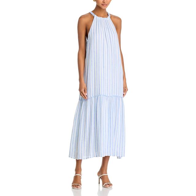 Bella Dahl Tiered Contrast Maxi Dress
