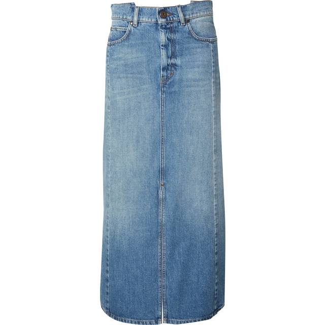 Weekend Max Mara for woman. 2515101061600 Denim skirt Gesso blue (42), Casual, Cotton