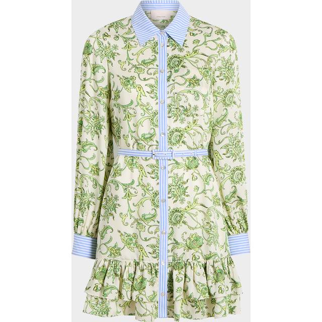 Tirza Paisley Long-Sleeve Mini Dress - IVMBH - 2