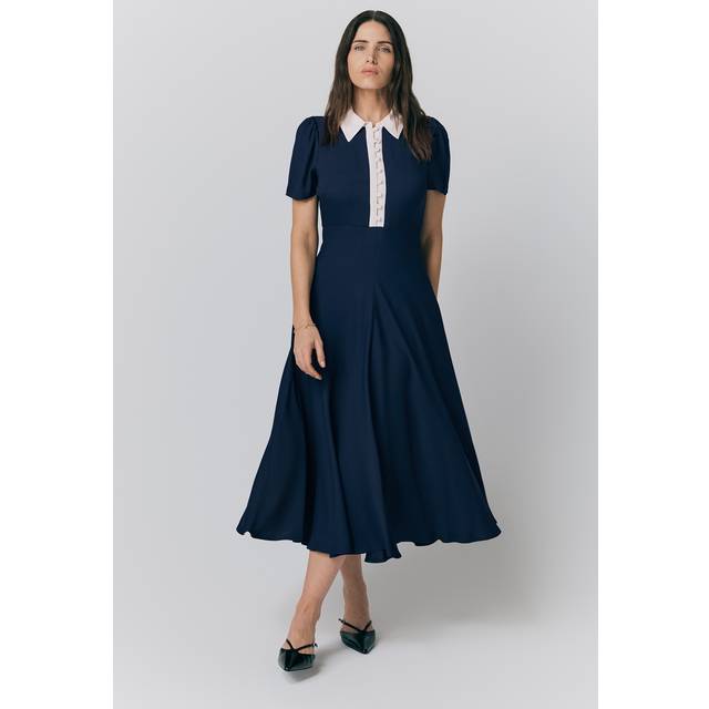 Ghost Bethan Dress, Navy