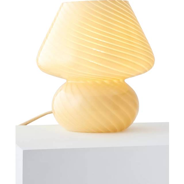 John Lewis Glass Mushroom Table Lamp