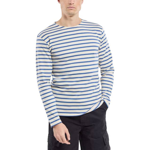 Armor Lux Breton Stripe Long Sleeve Top, Nature/Obscur