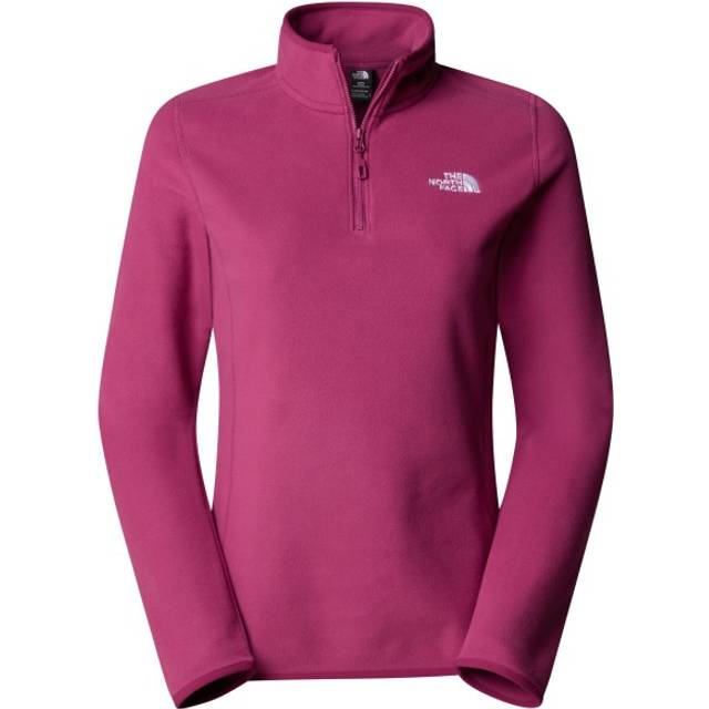 The North Face Women's 100 Glacier 1/4 Zip Fleecetröjor Dam Storlek XS Färg lila