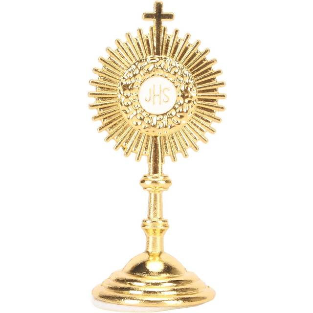 Catholic Table Decoration Alloy Christian Communion Statue Ornament for Religious Party Office Car