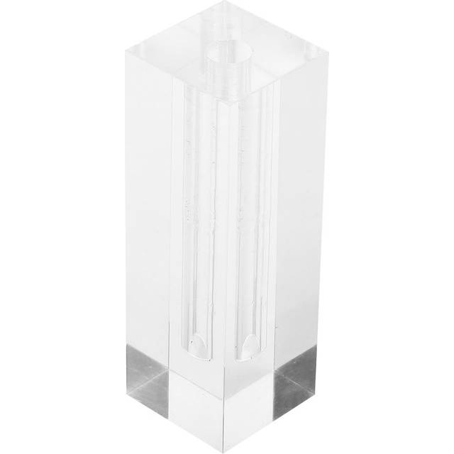 Transparent Rectangular Rose Flower Base Acrylic Display Stand Home Room Decoration Ornament
