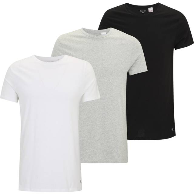 CALVIN KLEIN S/S Crew Neck 3Pk |Svart |M