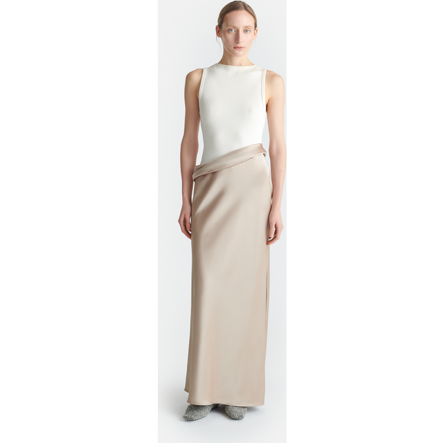 Cobee Combo Slip Dress - DUNE CREME - Small