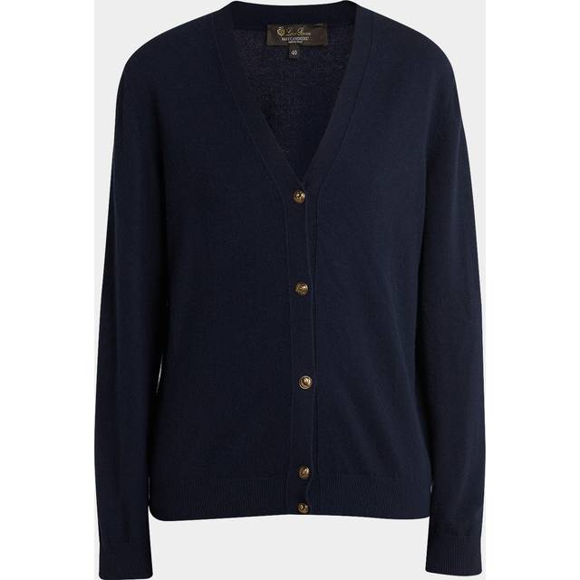 Classic Baby Cashmere Cardigan - BLUE NAVY - 38 IT (2 US)