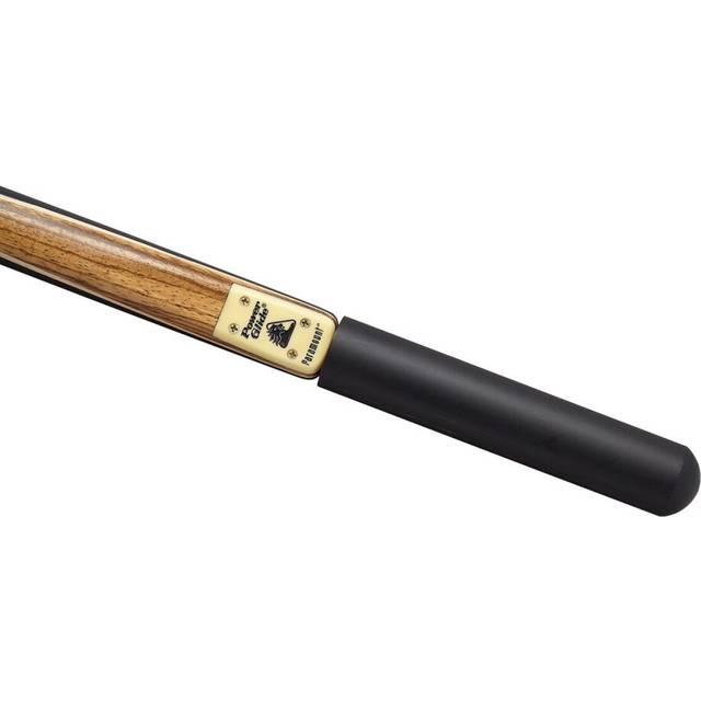 "Powerglide Snooker Cue Extension Mini Solid Ebony Butt - Black - 6"""