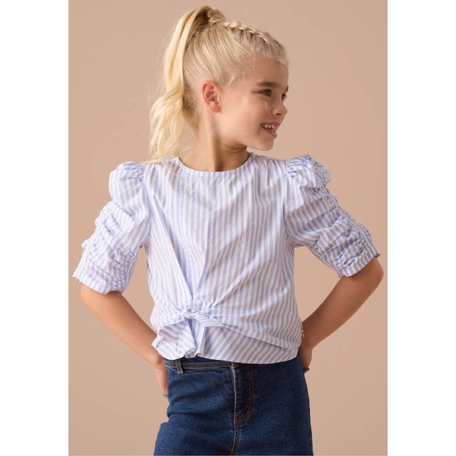 Angel & Rocket Kids' Lara Tie Front Blouse