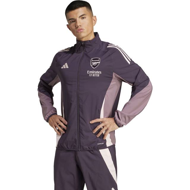 Arsenal Träningsjacka Presentation Tiro 24 - Lila - adidas - ['Lila'] (X-Large)