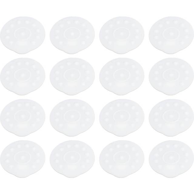 16pcs Breastpump Membrane Replacement Accessory Silicone Breastpump Diaphragm White