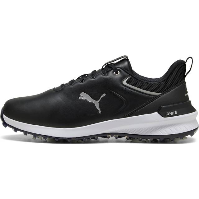 Men's Puma IGNITE Innovate Leather Golf Shoes, Black, Size 39, Shoes