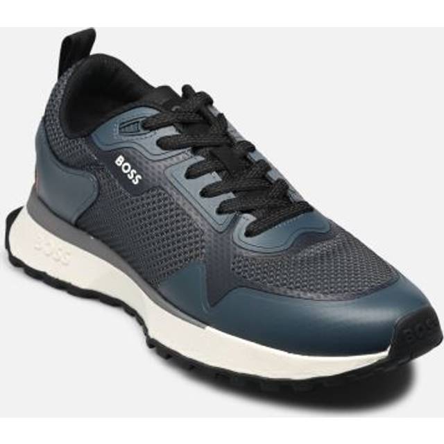 BOSS for man. 50513195 Trainers Jonah Runn meth blue (44), Flat, Laces, Casual