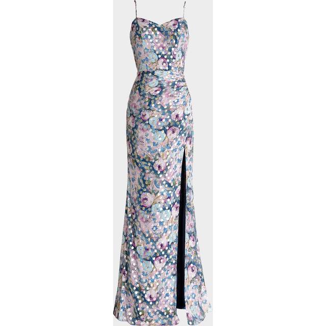 Brielle Floral-Print Sweetheart Gown - CAPRI MULTI - XX-Large