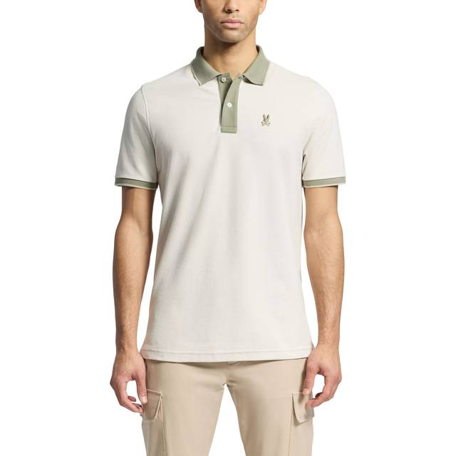 Psycho Bunny Hatcher Cotton Regular Fit Short Sleeve Pique Polo Shirt