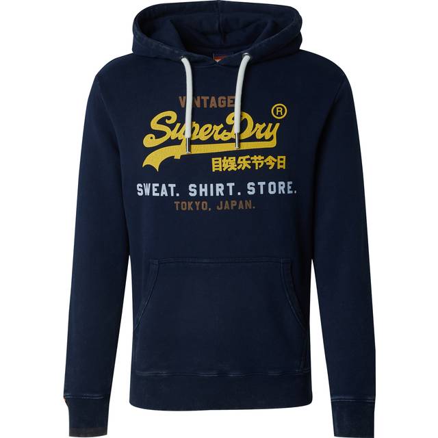 Hooded sweatshirt Superdry Vl Cali - Bleu