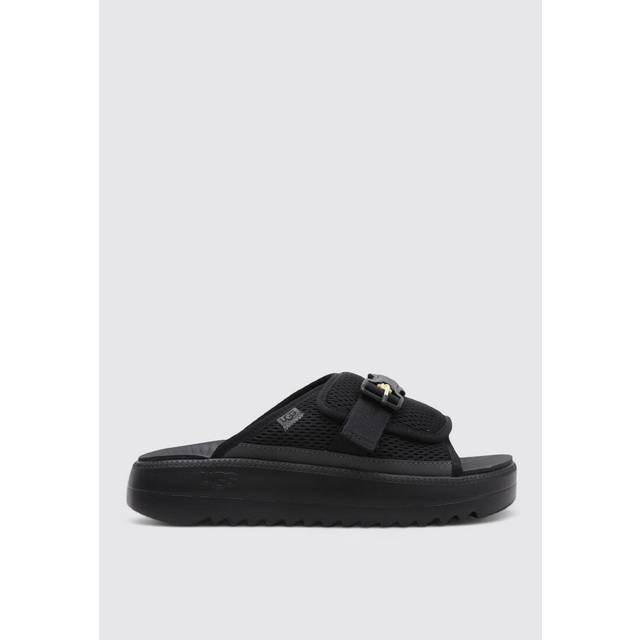 UGG® Maxxer Slide 2.0 for Men in Black, Size 11, Leather