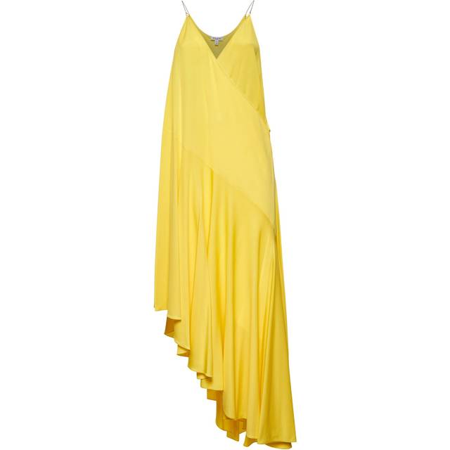 ALAÏA | Yellow matte jersey slip dress | Women | 40 - yellow (40)