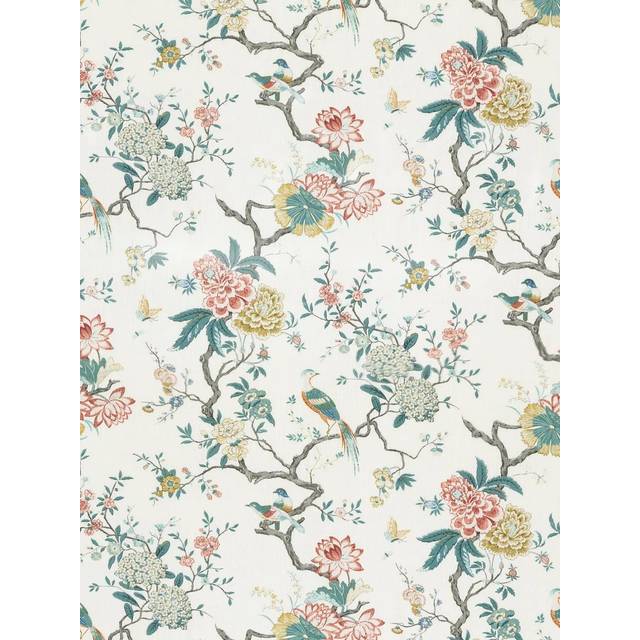 GP & J Baker Oriental Bird Furnishing Fabric