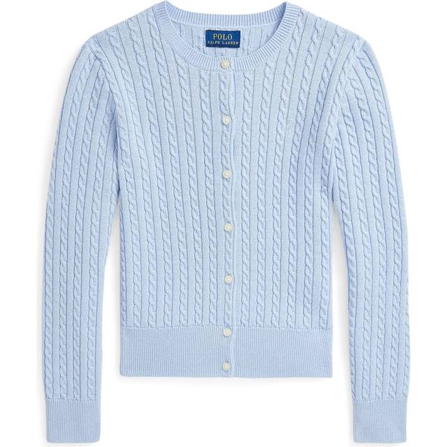 Polo Ralph Lauren 32/2 Cottonminicblcrdi-sv-crd Kids Stl. S fepojkar - Koftor Från Magasin - Office Blue W/ Office Blue Pp (S)