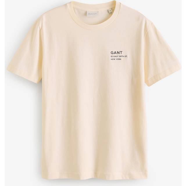 GANT Small Graphic T-Shirt, Cream