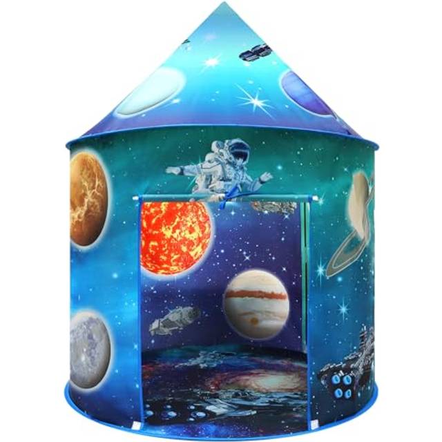 Kids Astronaut Galaxy Play Tent - Large Pop-Up Space Playhouse for Boys and Girls, Indoor/Outdoor Foldable Tent, for Toddlers and Children