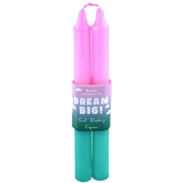 Scented Dinner Candles - Dream Big Sweet Raspberry - Multi - One Size