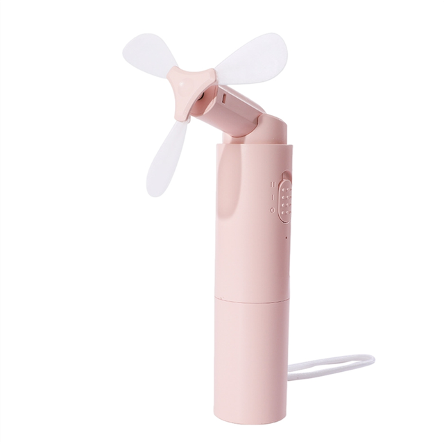 Handheld Mini Fan Portable Rechargeable 3000mAh USB Battery Powered 22+ Runtime Small Hand Held Pink