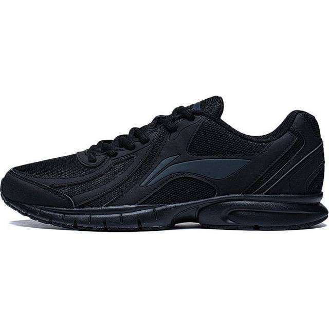 Li-Ning Comfortable Casual Non-Slip Wear-Resistant Low-Top Running Shoes Men Sneakers Black ARBS009-4 39