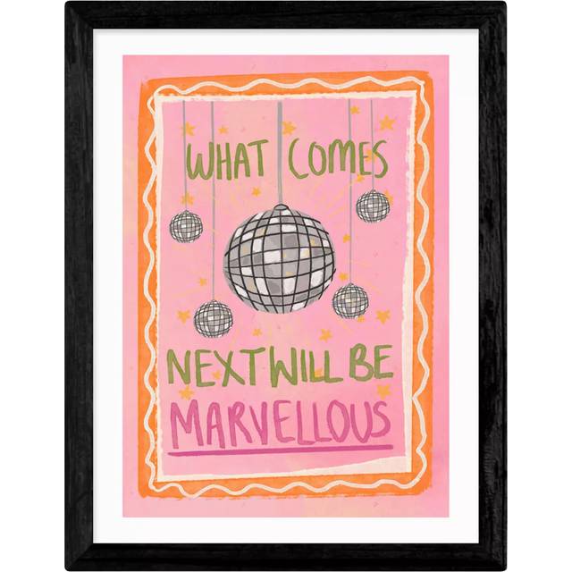EAST END PRINTS Illustrated By Weezy 'What Comes Next Will Be Marvellous' Framed Print