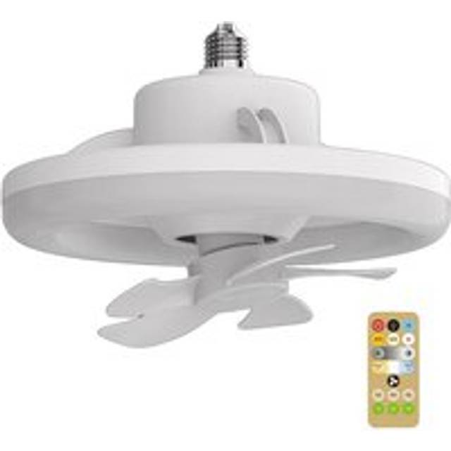 360 ° Rotating Ceiling Fan Light E27 Intelligent with Remote Control led for Living Room Bedroom Top 48W