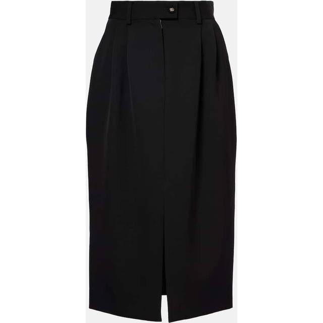 Dolce & Gabbana, Kjol, Dam, S, Svart Gonna Kjol