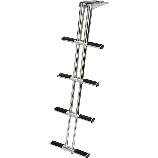 Stainless Steel Telescopic Boat Boarding / Diving Ladder 4 Steps Laddiv4bk